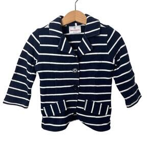 Hanna Andersson Navy Peplum Jacket